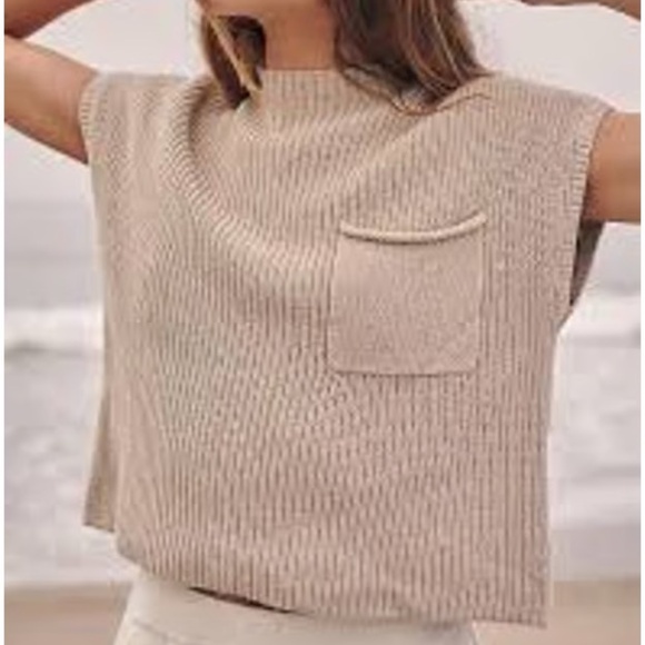 Pretty Garden | Knit Sleeveless Vest | Size Small - Picture 1 of 6